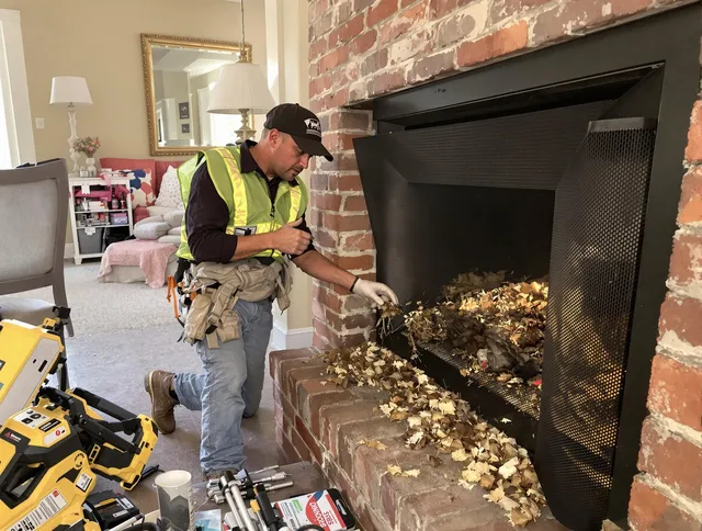 Safe screening installation by Davie Chimney Sweep in Davie, FL