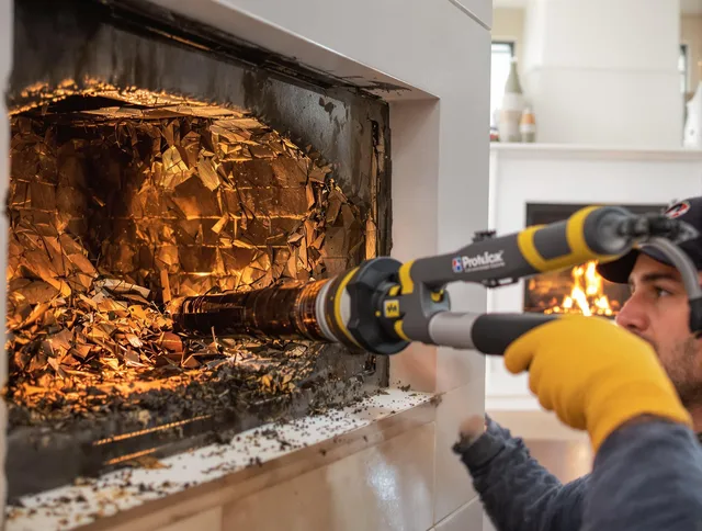 Professional chimney cleaning by Davie Chimney Sweep in Davie, FL