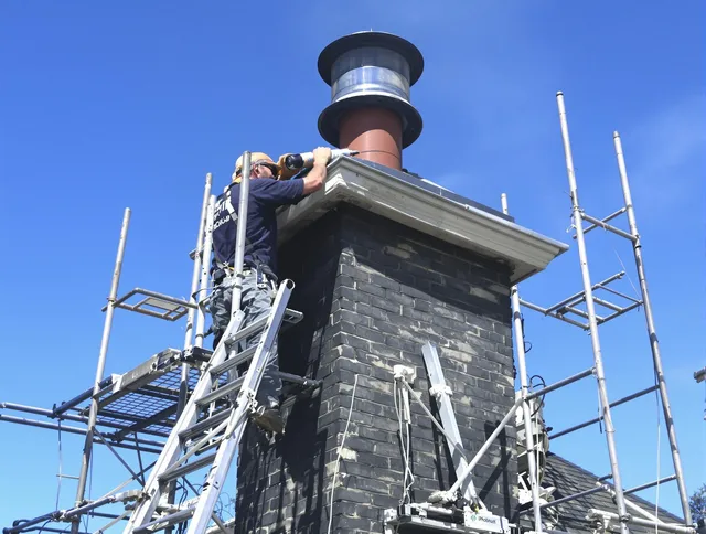 Sturdy chimney crown finished by Davie Chimney Sweep in Davie, FL