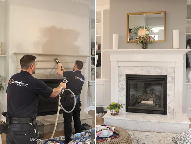 Professional soot removal by Davie Chimney Sweep team in Davie, FL